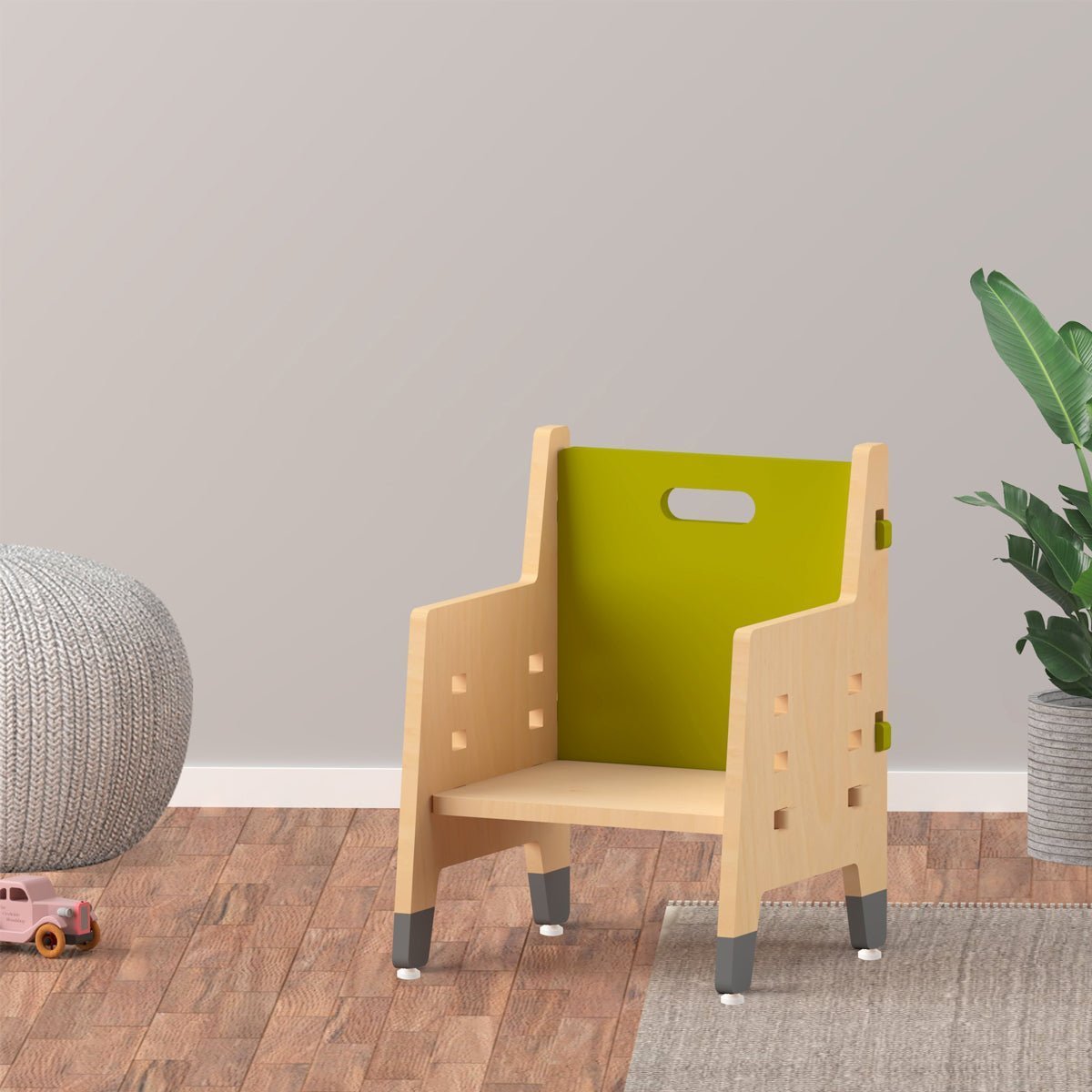X&Y Purple Mango Weaning Chair - Green - FG120918G