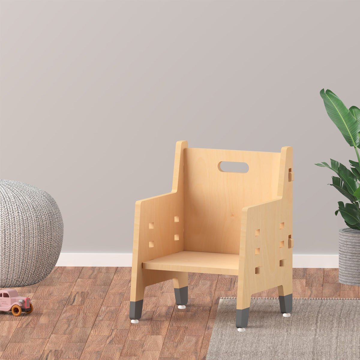 X&Y Purple Mango Weaning Chair - Natural - FG120918N