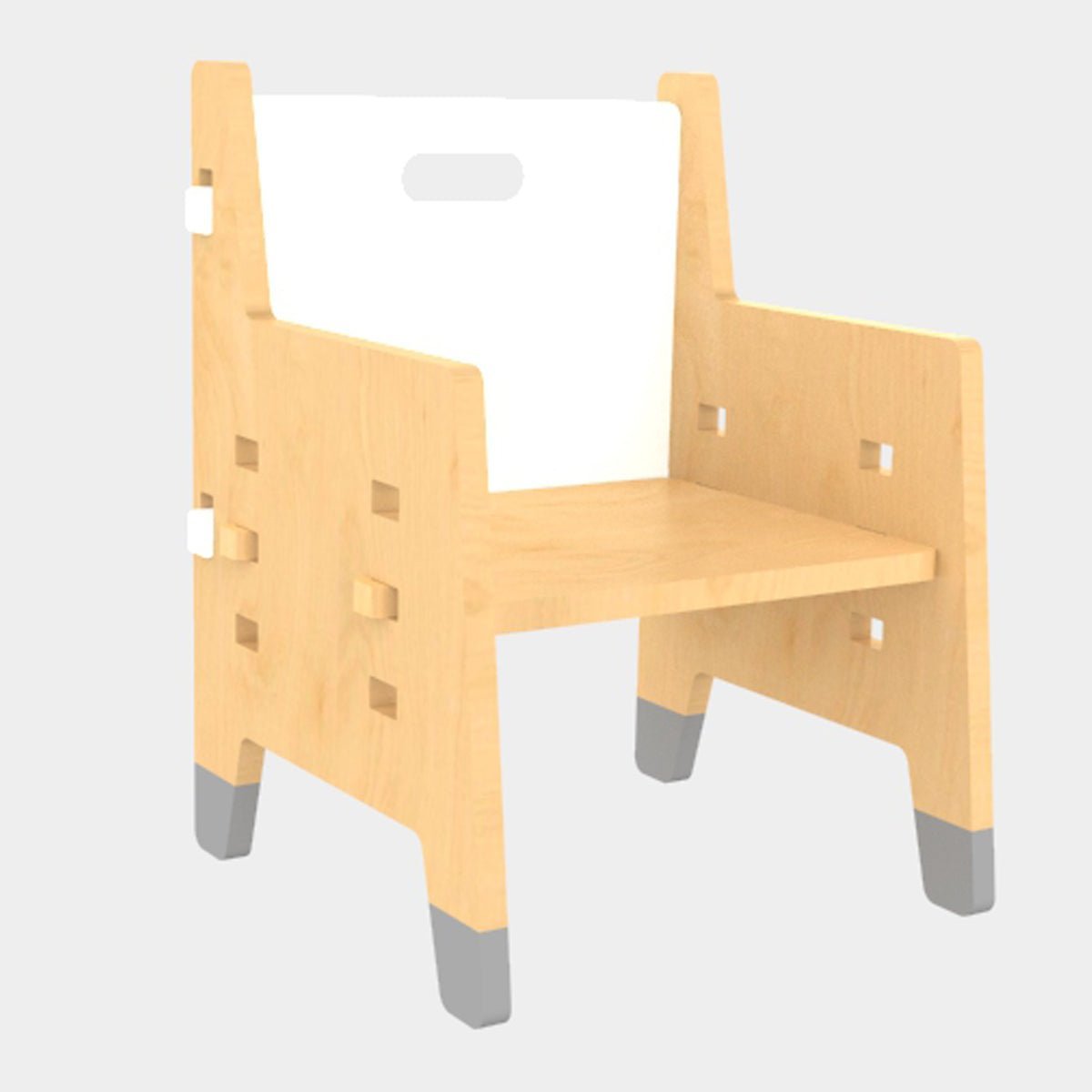 X&Y Purple Mango Weaning Chair - White - FG120918W