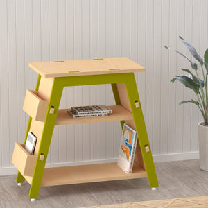 X&Y Red Pear Bookshelf - Green - FG180918G