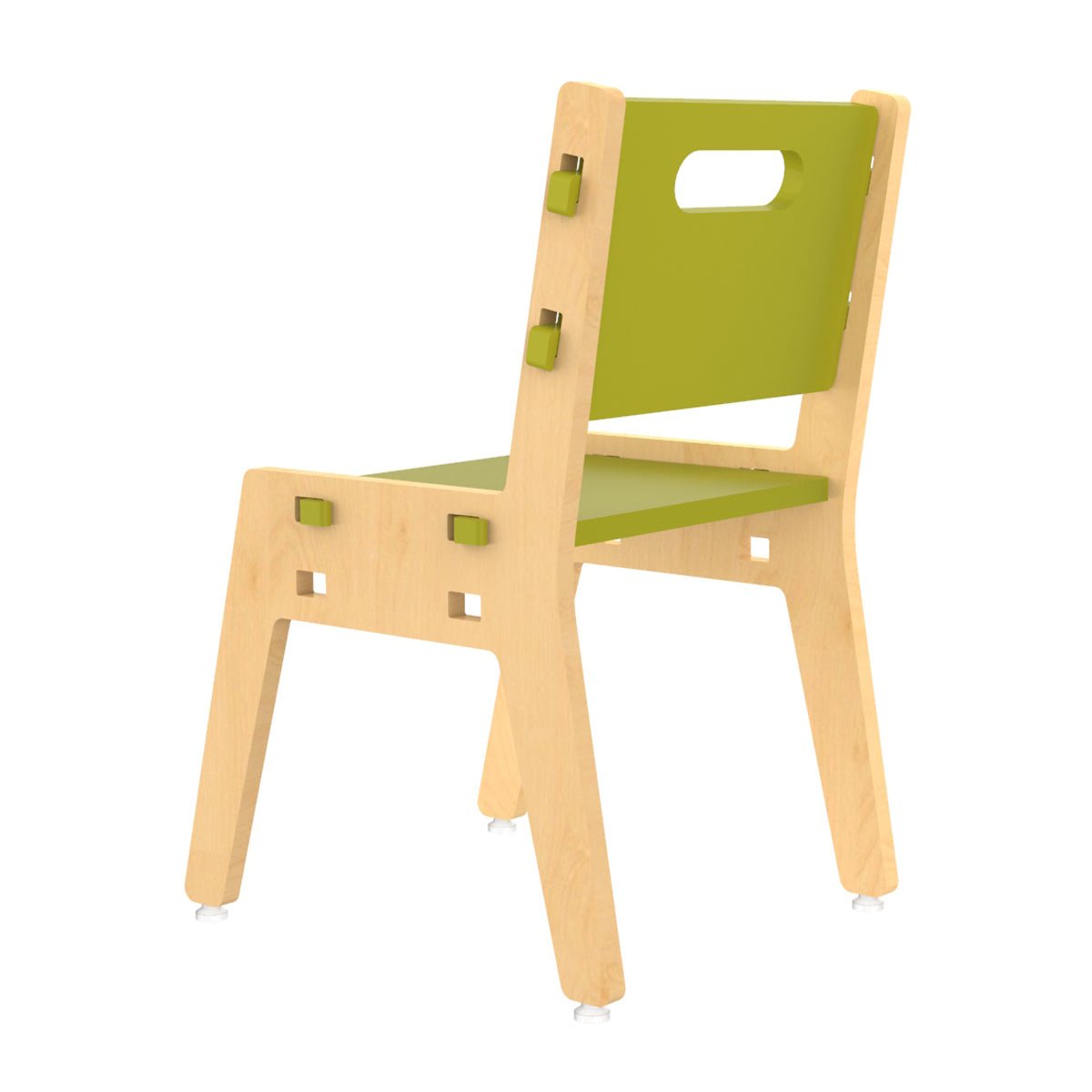 X&Y Silver Peach Chair - Green - FG110918G