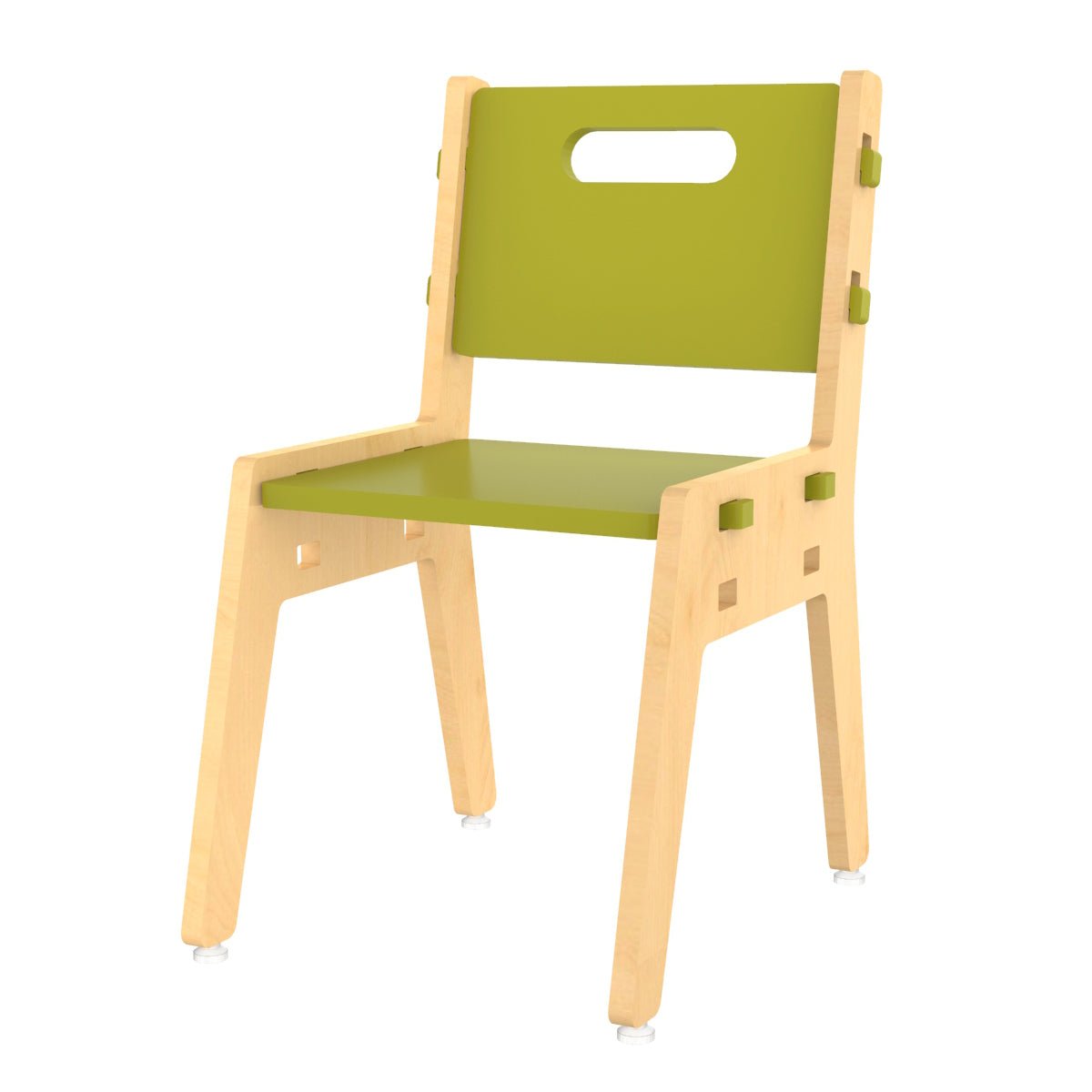 X&Y Silver Peach Chair - Green - FG110918G
