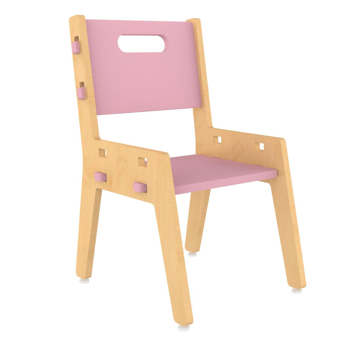 X&Y Silver Peach Chair - Pink - FG110918P
