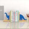 X&Y Tan Orange Bookends - Blue Dino - FG350918