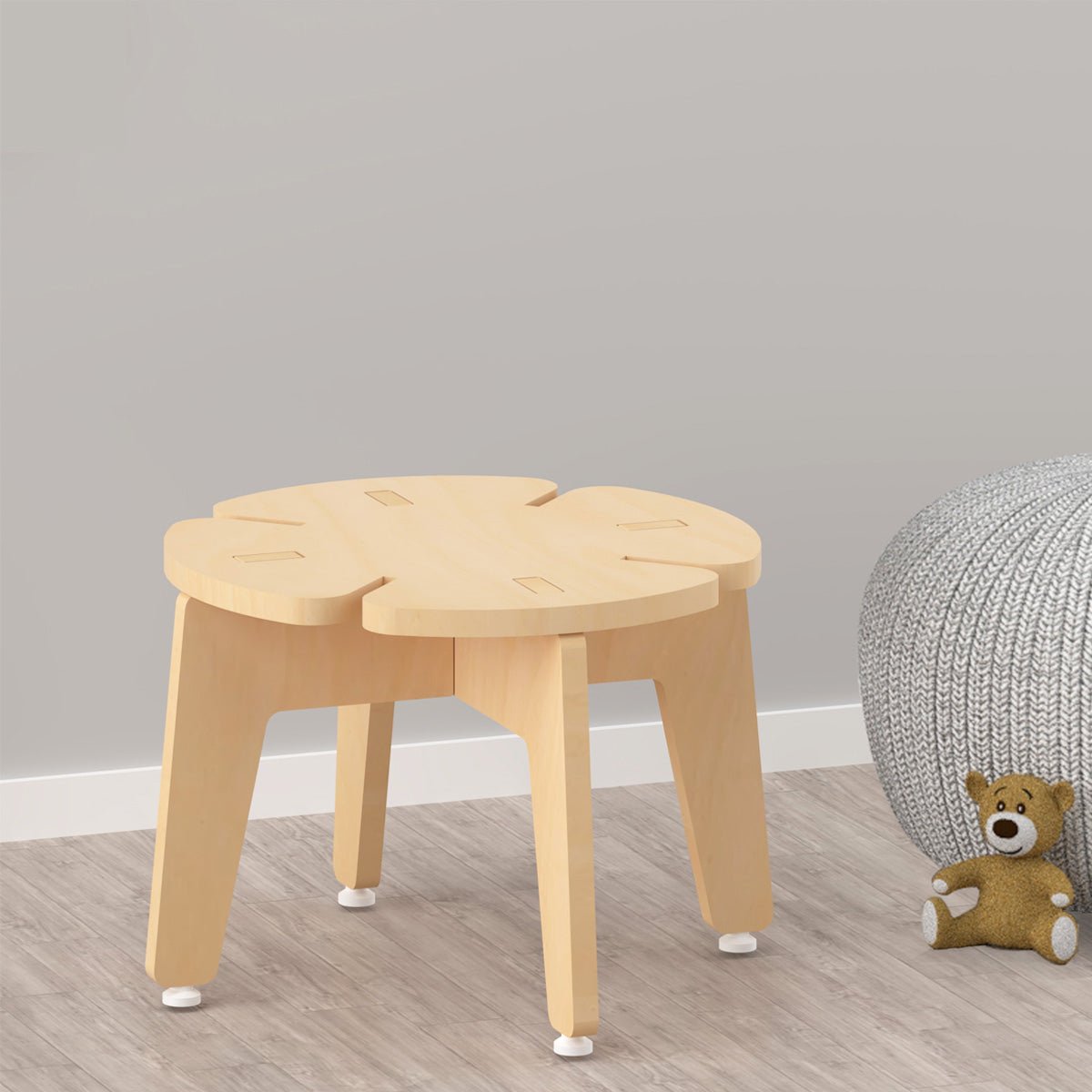 X&Y White Grape Stool - Natural - FG230918N