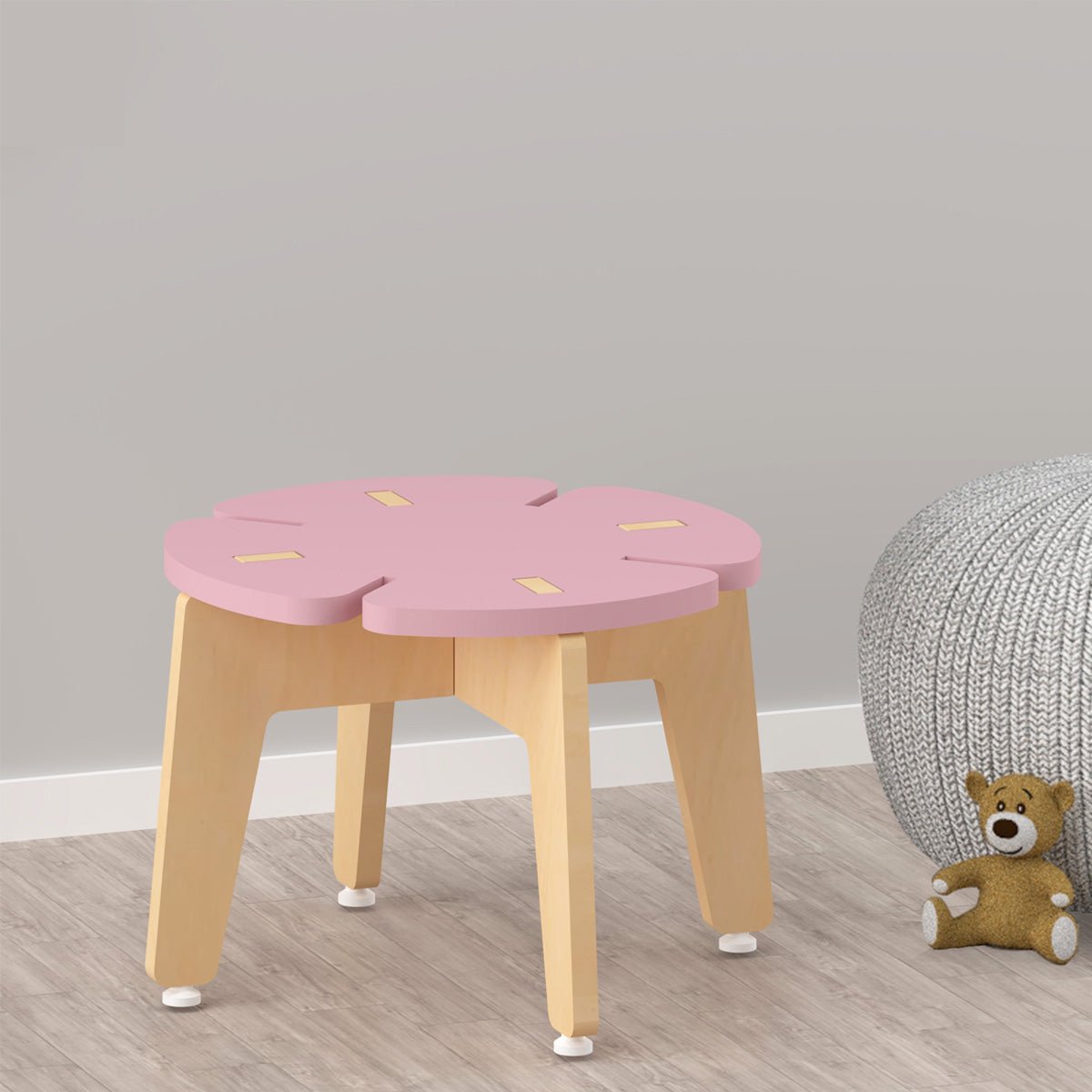 X&Y White Grape Stool - Pink - FG230918P