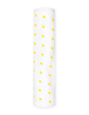 Yellow Star - Muslin Burp Cloth