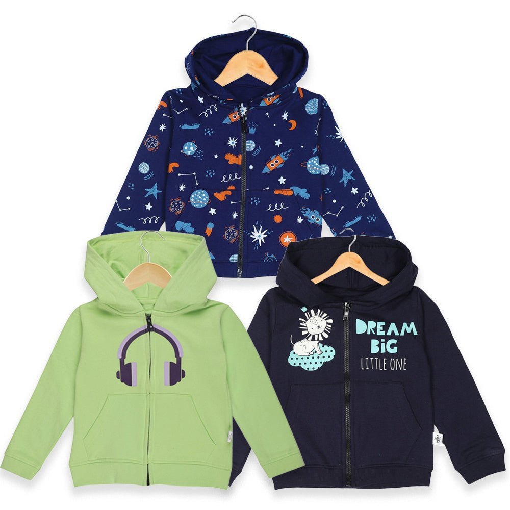 Zipper Jacket Combo of 3- DJ Neon-Dream Big-Space Magic - ZPJK3-AN-DJDS-0-6