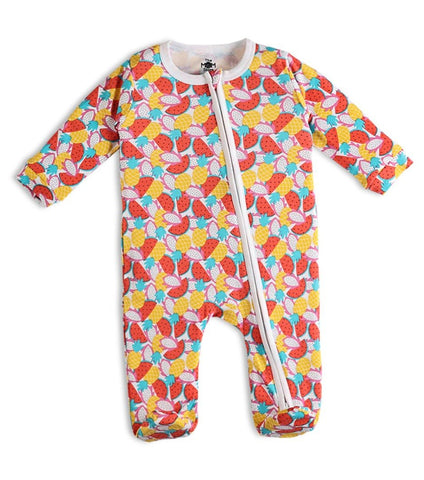 Zipper Romper Combo of 3: Fruitilicious-Berry Bites-Fairyland - ROM3-AO-FBBF-0-3