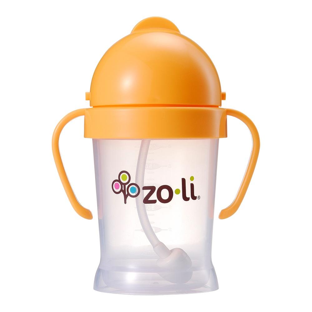 ZoLi BOT Straw Sippy Cup Orange Available On The Mom Store